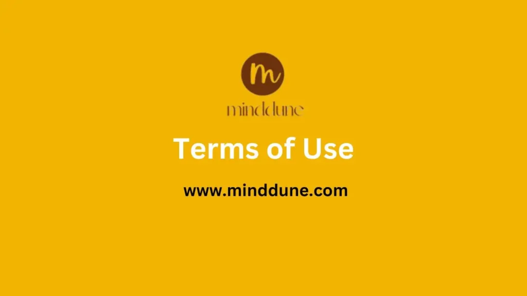 Terms of Use @minddune